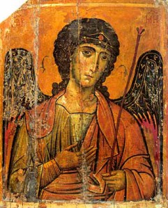 St. Michael the Archangel, icon from St. Catherine's Monastery, Mt. Sinai, 13th century