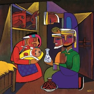 Adoration of the Magi, He Qi